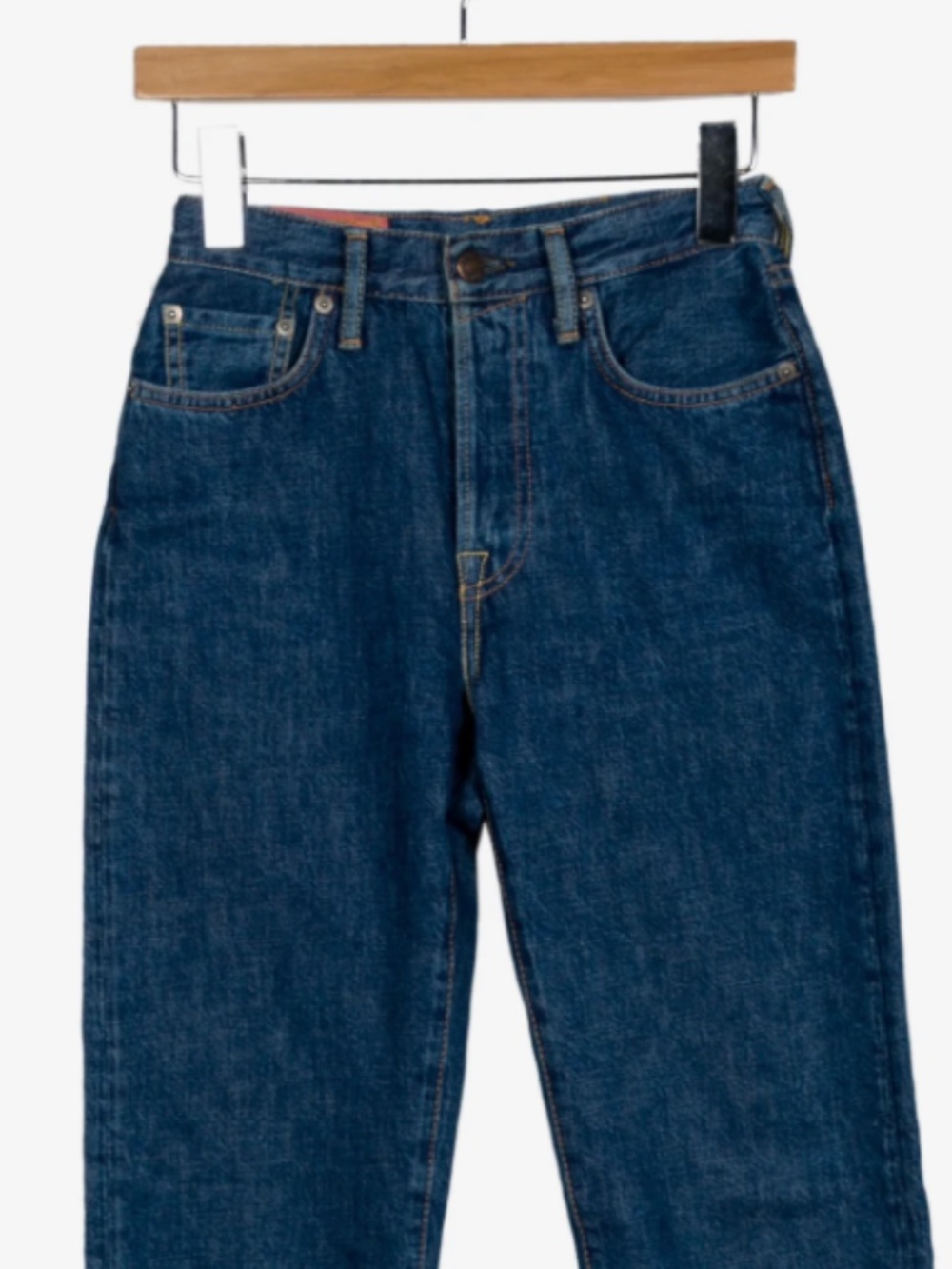Acne Studios Mid-Rise Straight Leg Jeans